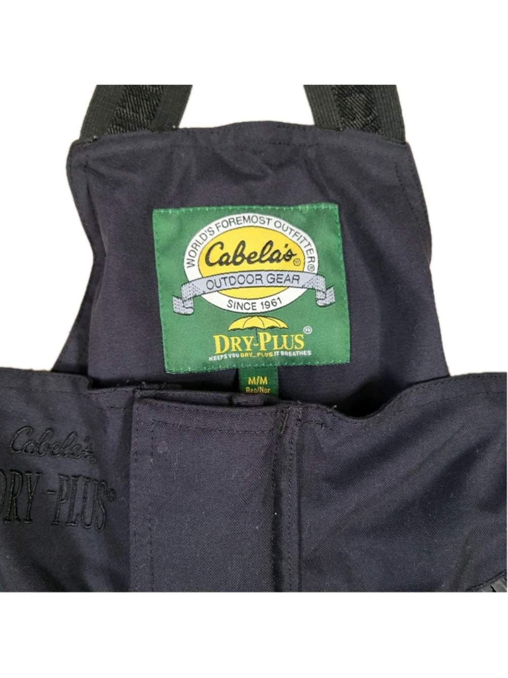 Cabelas Dry Plus Men Black Gore-Tex Thinsulate Hunting Insulated Overalls Medium - Picture 14 of 14
